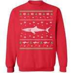 Shark Ugly Christmas Sweater CustomCat