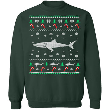 Shark Ugly Christmas Sweater CustomCat