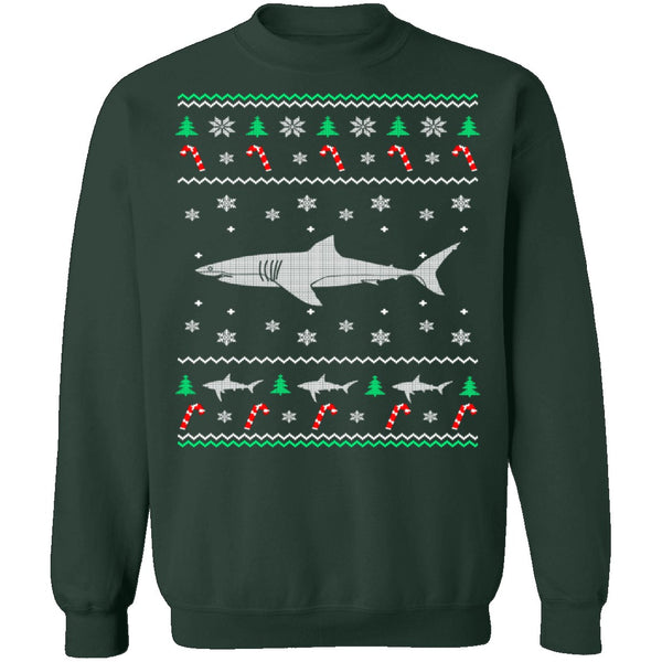 Shark Ugly Christmas Sweater CustomCat