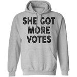 She Got More Votes T-Shirt CustomCat