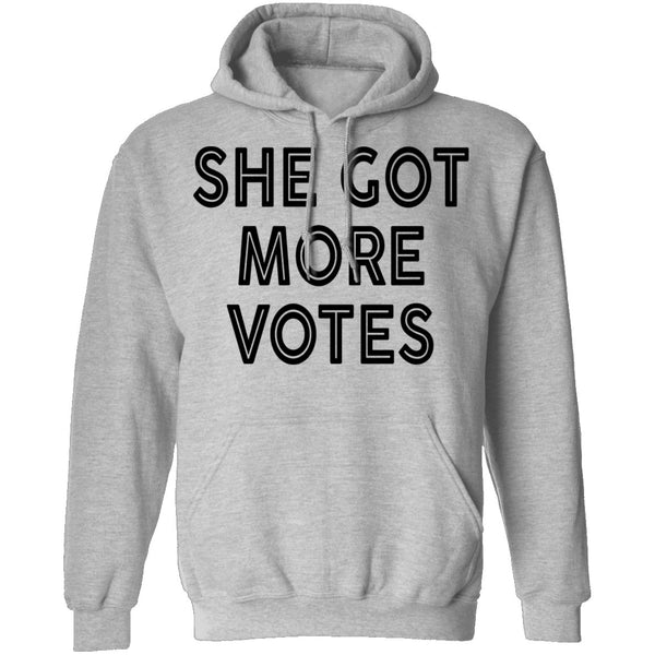 She Got More Votes T-Shirt CustomCat
