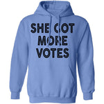 She Got More Votes T-Shirt CustomCat