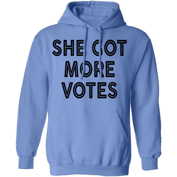 She Got More Votes T-Shirt CustomCat