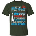 She Is My Wife T-Shirt CustomCat