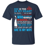 She Is My Wife T-Shirt CustomCat