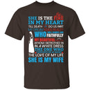 She Is My Wife T-Shirt CustomCat