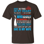 She Is My Wife T-Shirt CustomCat