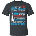 She Is My Wife T-Shirt CustomCat