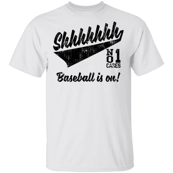 Shhh Baseball Is On T-Shirt CustomCat