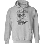 Shit I Don't Have Time For List T-Shirt CustomCat