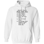 Shit I Don't Have Time For List T-Shirt CustomCat