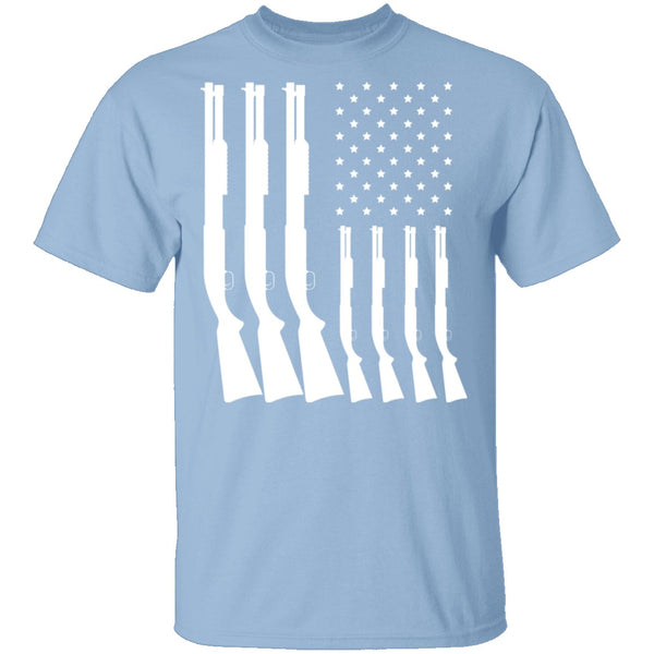 Shotgun Flag T-Shirt CustomCat