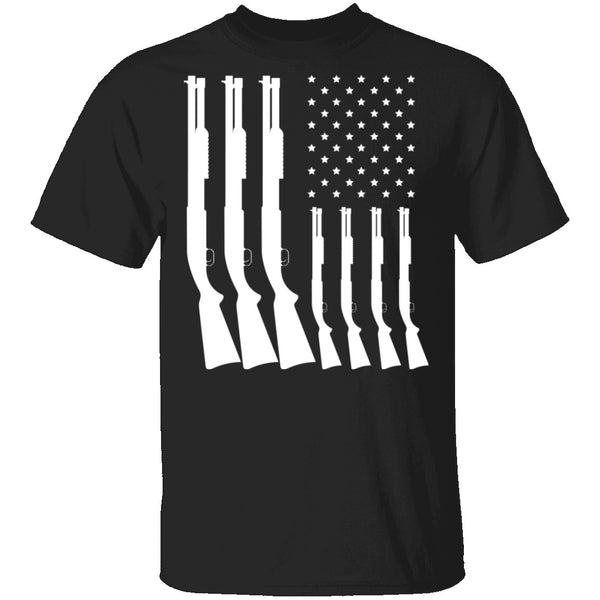 Shotgun Flag T-Shirt CustomCat