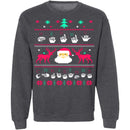 Sign Language Ugly Christmas Sweater CustomCat