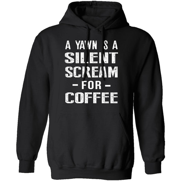 Silent Scream For Coffee T-Shirt CustomCat