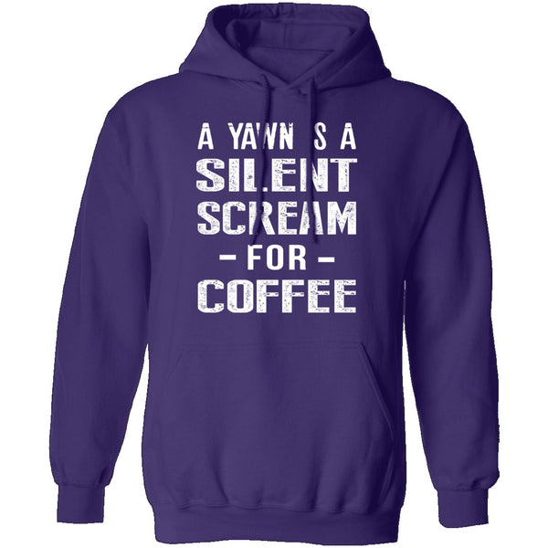 Silent Scream For Coffee T-Shirt CustomCat