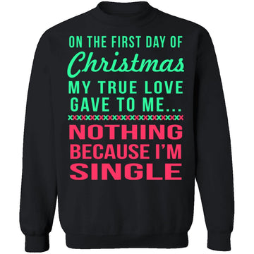 Single Christmas T-Shirt CustomCat