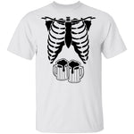 Skeleton Beers T-Shirt CustomCat