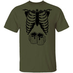 Skeleton Beers T-Shirt CustomCat