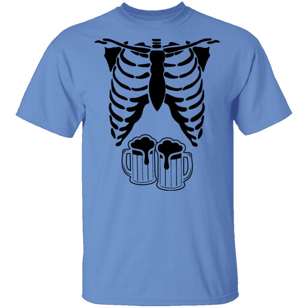 Skeleton Beers T-Shirt CustomCat