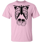 Skeleton Beers T-Shirt CustomCat