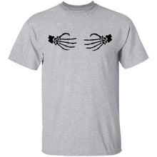Skeleton Hands on Boobs T-Shirt