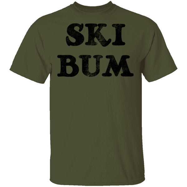 Ski Bum T-Shirt CustomCat