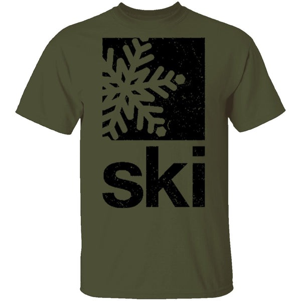 Ski T-Shirt CustomCat