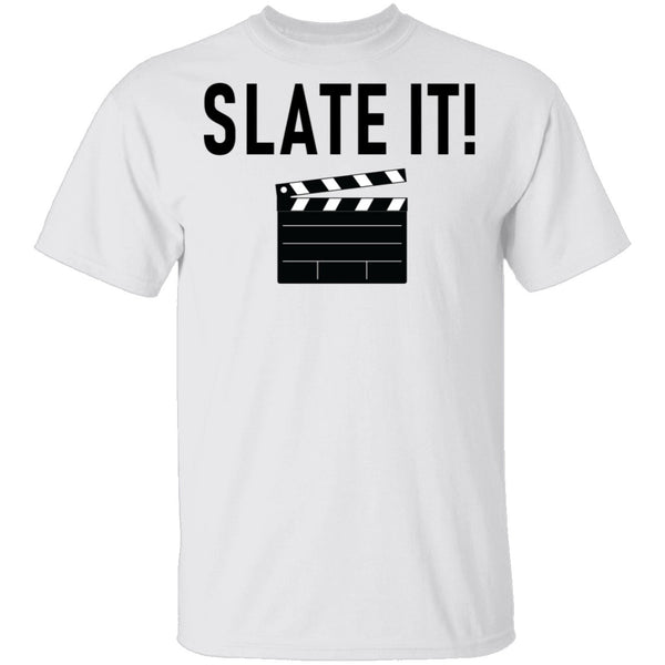 Slate It Action Movie T-Shirt CustomCat