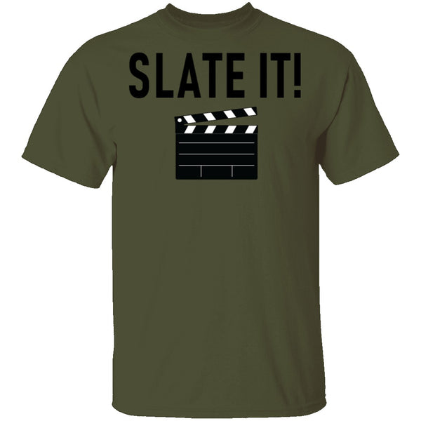 Slate It Action Movie T-Shirt CustomCat