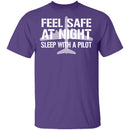 Sleep With A Pilot T-Shirt CustomCat