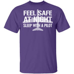 Sleep With A Pilot T-Shirt CustomCat