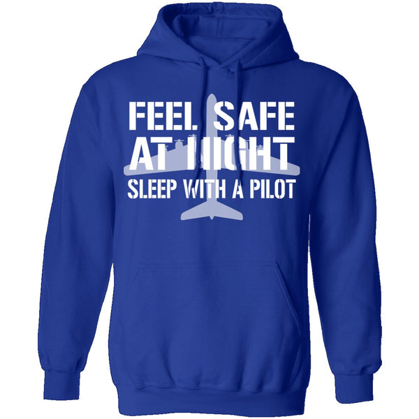 Sleep With A Pilot T-Shirt CustomCat