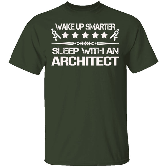 Sleep With An Architect T-Shirt CustomCat