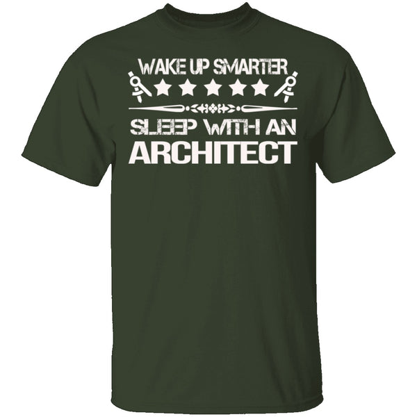 Sleep With An Architect T-Shirt CustomCat