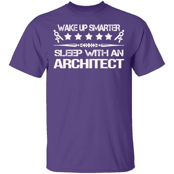 Sleep With An Architect T-Shirt CustomCat