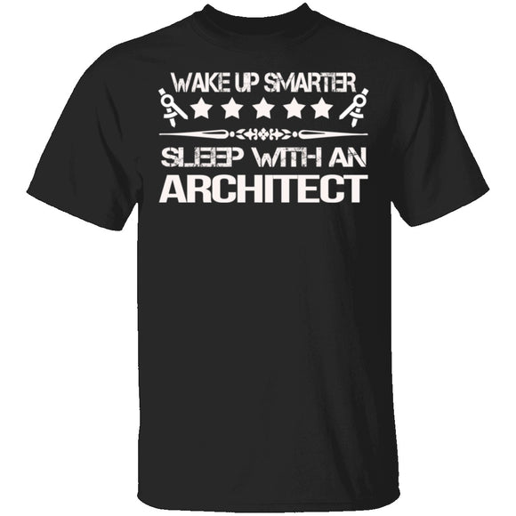 Sleep With An Architect T-Shirt CustomCat