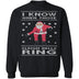 Sleigh Bells Ring Ugly Christmas Sweater CustomCat