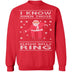 Sleigh Bells Ring Ugly Christmas Sweater CustomCat