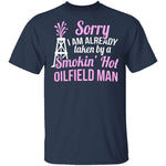 Smokin' Hot Oil Field Man T-Shirt CustomCat