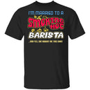 Smokin Hot Barista T-Shirt CustomCat