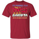 Smokin Hot Barista T-Shirt CustomCat