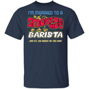 Smokin Hot Barista T-Shirt CustomCat