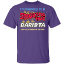 Smokin Hot Barista T-Shirt CustomCat