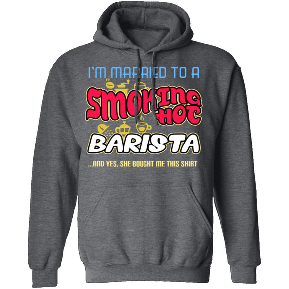 Smokin Hot Barista T-Shirt CustomCat