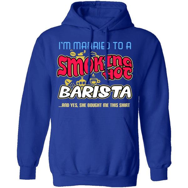 Smokin Hot Barista T-Shirt CustomCat
