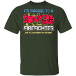 Smokin Hot Firefighter T-Shirt CustomCat