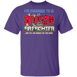 Smokin Hot Firefighter T-Shirt CustomCat