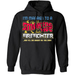 Smokin Hot Firefighter T-Shirt CustomCat