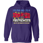 Smokin Hot Firefighter T-Shirt CustomCat